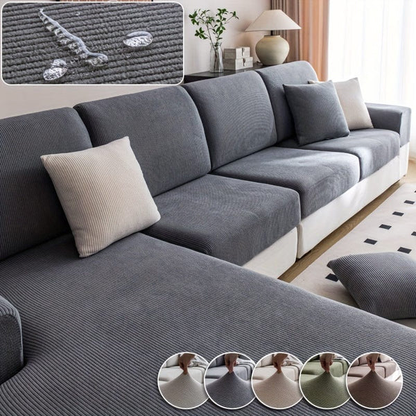 Planet Gates 1pc Waterproof Elastic Four Seasons Universal Stretch Sofa Cover, Simple Modern Style Non-slip Sofa Slipcover, Living Room Sofa Protector Couch Cover Suitable For Office Home Decor