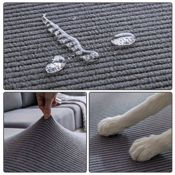 Planet Gates 1pc Waterproof Elastic Four Seasons Universal Stretch Sofa Cover, Simple Modern Style Non-slip Sofa Slipcover, Living Room Sofa Protector Couch Cover Suitable For Office Home Decor