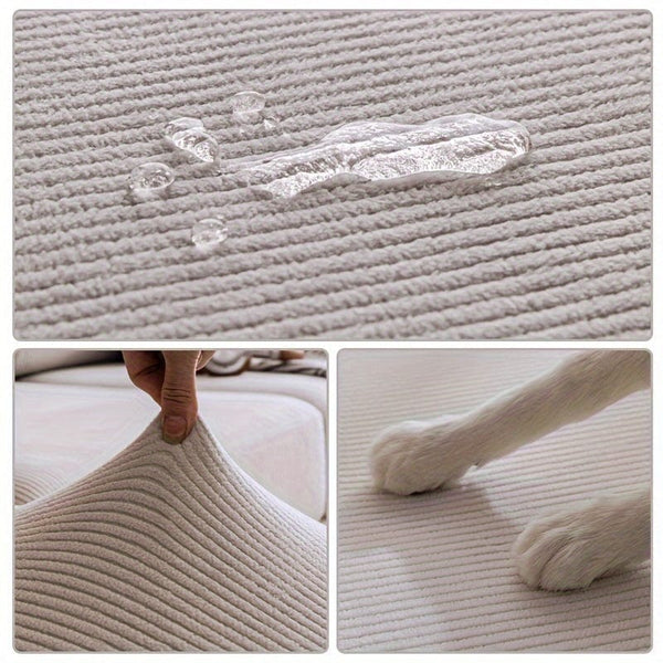 Planet Gates 1pc Waterproof Elastic Four Seasons Universal Stretch Sofa Cover, Simple Modern Style Non-slip Sofa Slipcover, Living Room Sofa Protector Couch Cover Suitable For Office Home Decor