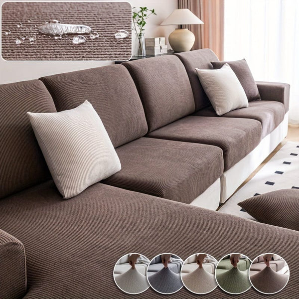 Planet Gates 1pc Waterproof Elastic Four Seasons Universal Stretch Sofa Cover, Simple Modern Style Non-slip Sofa Slipcover, Living Room Sofa Protector Couch Cover Suitable For Office Home Decor