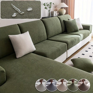 Planet Gates 1pc Waterproof Elastic Four Seasons Universal Stretch Sofa Cover, Simple Modern Style Non-slip Sofa Slipcover, Living Room Sofa Protector Couch Cover Suitable For Office Home Decor