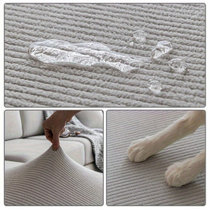 Planet Gates 1pc Waterproof Elastic Four Seasons Universal Stretch Sofa Cover, Simple Modern Style Non-slip Sofa Slipcover, Living Room Sofa Protector Couch Cover Suitable For Office Home Decor