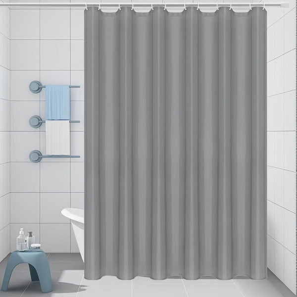Planet Gates 1pc, Waterproof Shower Curtain with Metal Buckle and Hooks for Bathroom, Balcony, and Window Decor