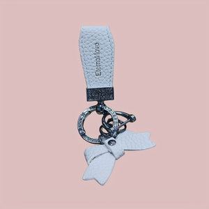 Planet Gates 1pc white 1pc Car Keychain Bowknot Hand Rope Keychain Pendant, Creative Exquisite Car Chain Lock Ring, Cartoon Book Bag Pendant Exquisite For Women