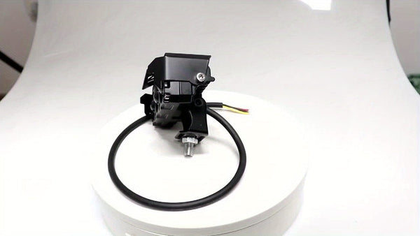 Planet Gates 1pc white yellow Car Work LIghts Motorcycle LED Dual Color Mini Lens Headlight Driving Light Fog Lamps Motorcycle Headlights SUV UTV Spotlight