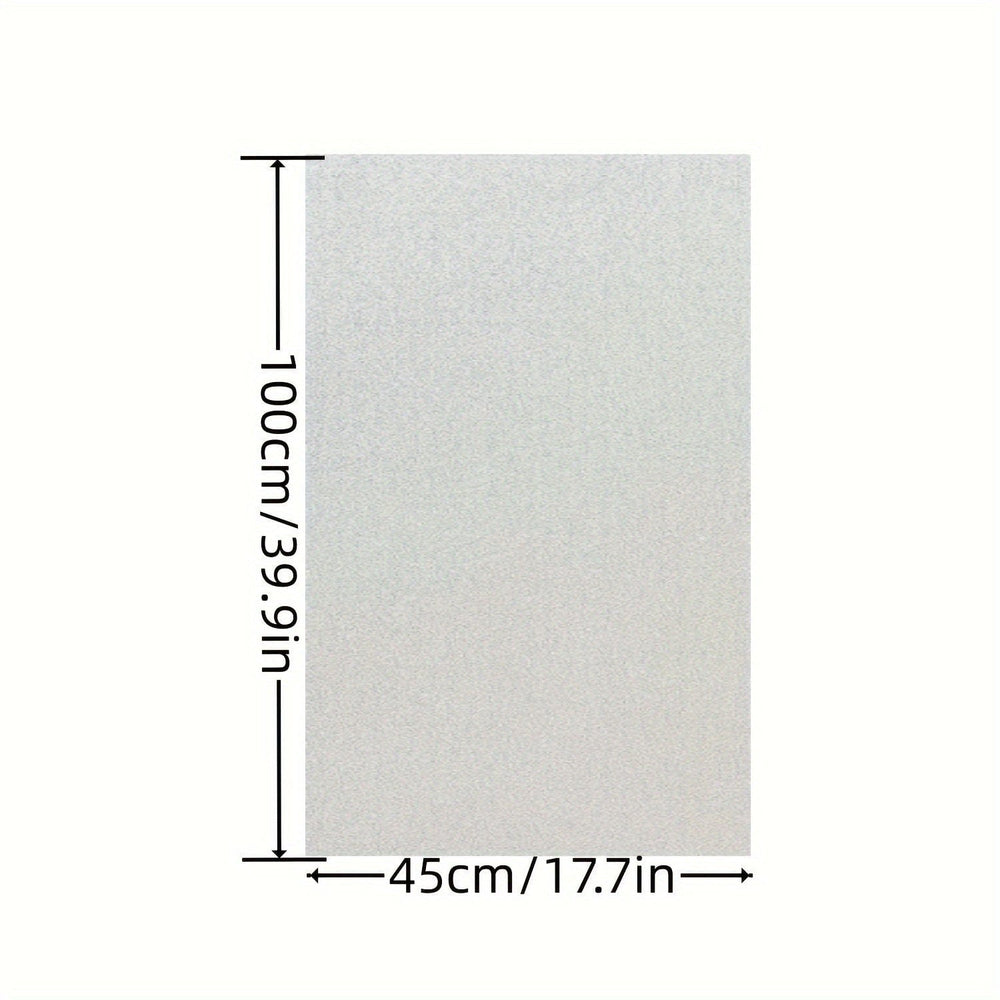 Folia okienna Planet Gates 45*100 cm / Pure Matte 1 szt., matowa folia okienna, statyczna folia samoprzylepna, blokująca promieniowanie UV, zdejmowana folia okienna, bezklejowa, półprzezroczysta, nieprzezroczysta folia okienna, dekoracja do domu i biura