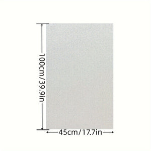 Planet Gates 1pc Window Privacy Film, Frosted Glass Window Film, Static Cling Film, UV Blocking Removable Window Cling, Non-Adhesive Glue-Free Vinyl Material Translucent Opaque Window Cling, Home Office Decor Vinyl Film