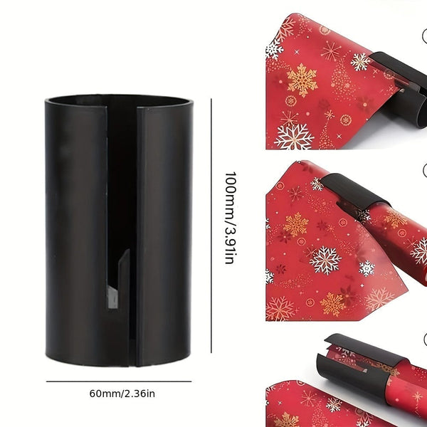 Planet Gates 1pc Wrapping Paper Cutter ABS Cylindrical Paper Cutter Car Film Cutting Tool Car Film Installation Paper Cutter Gift Packaging Round Cutting Tool