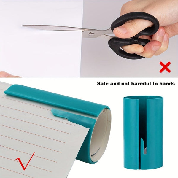 Planet Gates 1pc Wrapping Paper Cutter ABS Cylindrical Paper Cutter Car Film Cutting Tool Car Film Installation Paper Cutter Gift Packaging Round Cutting Tool