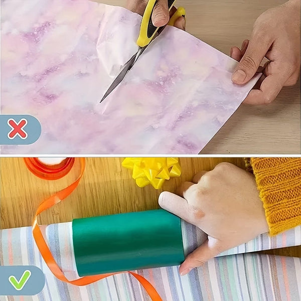 Planet Gates 1pc Wrapping Paper Cutter ABS Cylindrical Paper Cutter Car Film Cutting Tool Car Film Installation Paper Cutter Gift Packaging Round Cutting Tool