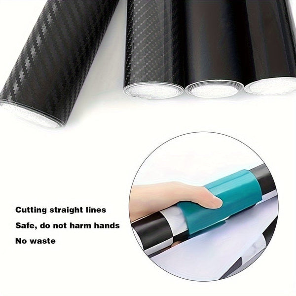 Planet Gates 1pc Wrapping Paper Cutter ABS Cylindrical Paper Cutter Car Film Cutting Tool Car Film Installation Paper Cutter Gift Packaging Round Cutting Tool