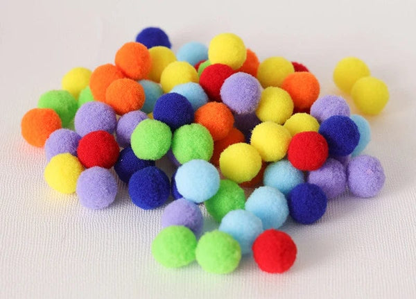 Planet Gates 1pcs 1 78pcs Rainbow Counting Pompoms Set Color Matching Montessori Sensory Toys Fine Motor Skill Learning Toddler Children Kids Games