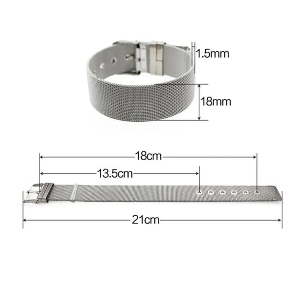 Planet Gates 1pcs 10mm wide 1PC 8mm 10mm 18mm Stainless Steel Mesh Bracelet Wristband Bangles Fit For Slide letter Charms Men Women Gift