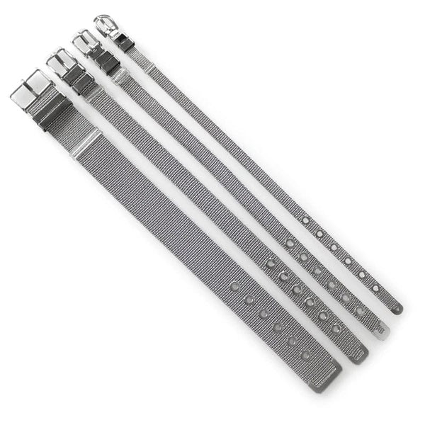 Planet Gates 1pcs 10mm wide 1PC 8mm 10mm 18mm Stainless Steel Mesh Bracelet Wristband Bangles Fit For Slide letter Charms Men Women Gift