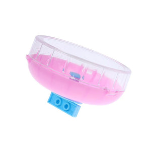 Planet Gates 1pcs 11cm Hamster Wheel Small Animal Running Disc Toys Cute Plastic Jogging Exercise Wheel Pet Cage Accessories