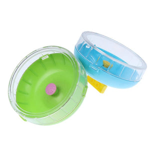 Planet Gates 1pcs 11cm Hamster Wheel Small Animal Running Disc Toys Cute Plastic Jogging Exercise Wheel Pet Cage Accessories