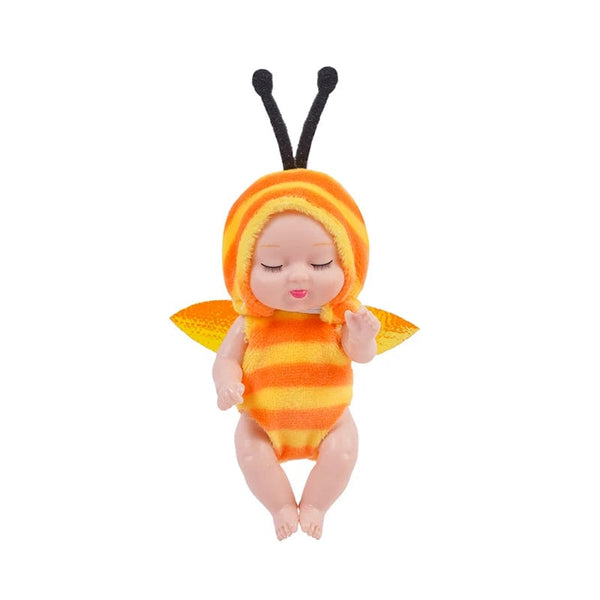 Planet Gates 1pcs 13cm Sleep Baby Doll New Fashion Simulation Rebirth Dolls Mini Cute Doll Cartoon Animal Kids Toy for Children Birthday Gift