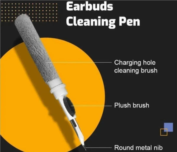 Planet Gates 1PCs 1pc Portable Bluetooth Earphone Plug Cleaning Tool Cleaning Set Dust Cleaning Pen Earphone Plug Cleaning Brush