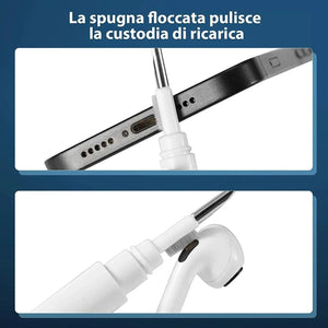 Planet Gates 1PCs 1pc Portable Bluetooth Earphone Plug Cleaning Tool Cleaning Set Dust Cleaning Pen Earphone Plug Cleaning Brush