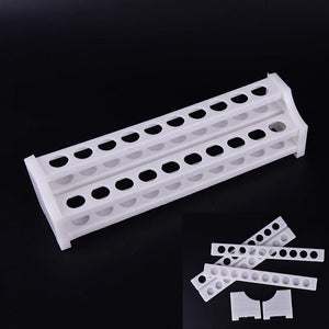 Planet Gates 1pcs 20 holes plastic test tube rack testing tubes holder storage stand lab supplies