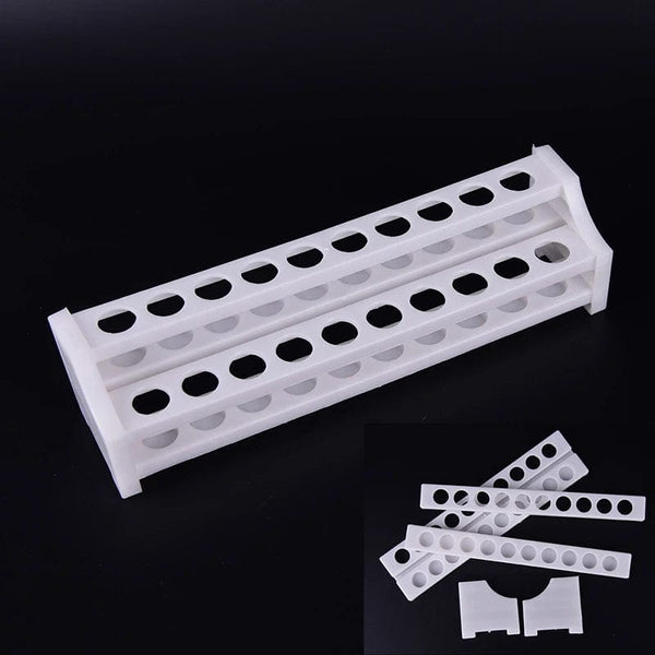 Planet Gates 1pcs 20 holes plastic test tube rack testing tubes holder storage stand lab supplies