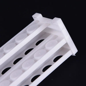 Planet Gates 1pcs 20 holes plastic test tube rack testing tubes holder storage stand lab supplies