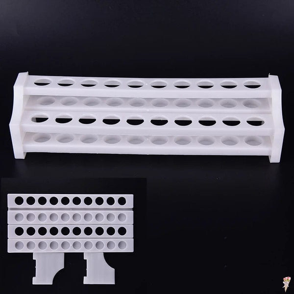 Planet Gates 1pcs 20 holes plastic test tube rack testing tubes holder storage stand lab supplies