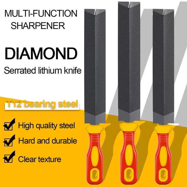 Planet Gates 1Pcs 6/8inches Diamond-Shaped Files Saw Files Hand Saw For Sharpening Straightening Wood Carving Metal Glass Grinding Tool