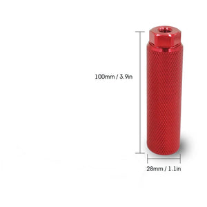 Planet Gates 1pcs Alloy Foot Stunt Peg For Mtb Bmx Bike 3/8'' Axle Footrest-Lever Cylinder Grip Non-Slip Axle Foot Pegs Bicycle Accessories