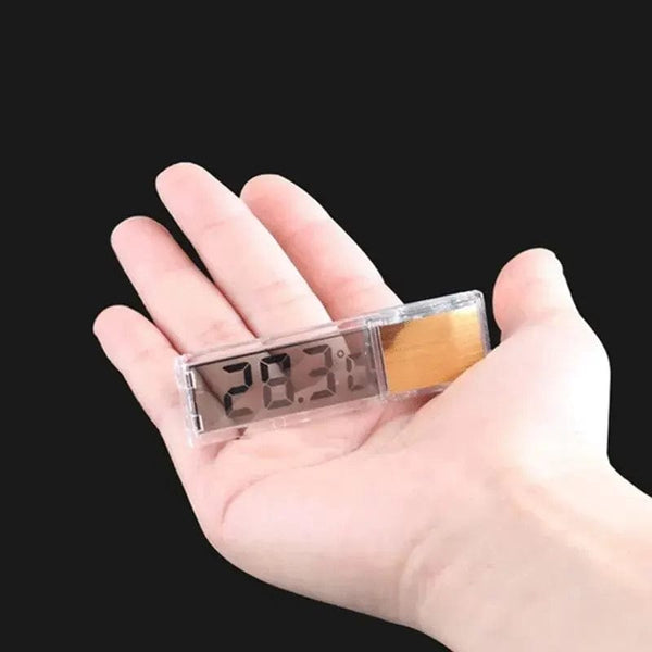 Planet Gates 1pcs Aquarium Thermometer Electronic LCD Digital Fish Tank Temperature Measurement Fish Tank Temp Meter Aquarium Accessories