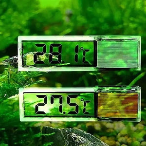 Planet Gates 1pcs Aquarium Thermometer Electronic LCD Digital Fish Tank Temperature Measurement Fish Tank Temp Meter Aquarium Accessories