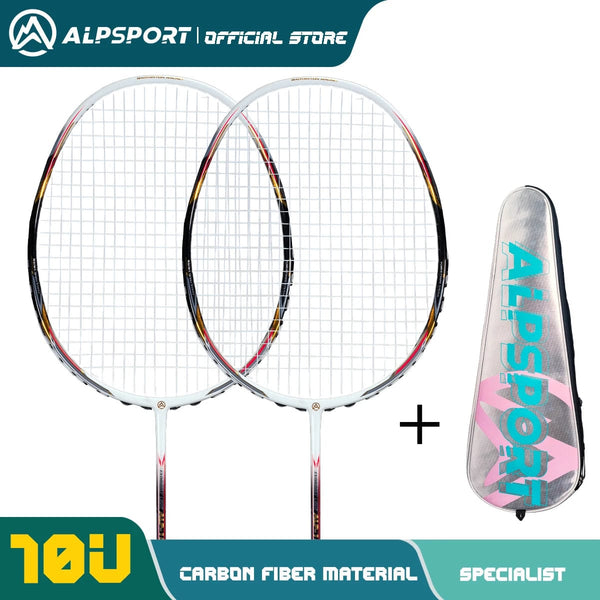 Planet Gates 1PCS Blue Boxed Alpsport AIR 10U  Ultralight 52g T800 Badminton Racket Fast rebound  Imported max 28lbs Carbon fiber + titanium badminton racket