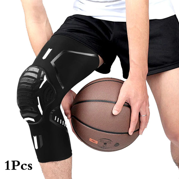 Planet Gates 1pcs-blue / XXL Weight 82.5-95KG 1Pc Knee Brace Compression Knee Support Shockproof Knee Pads Knee Sleeve for Running Arthritis Joint Pain Relief Men Women