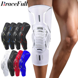 Planet Gates 1pcs-blue / XXL Weight 82.5-95KG 1Pc Knee Brace Compression Knee Support Shockproof Knee Pads Knee Sleeve for Running Arthritis Joint Pain Relief Men Women