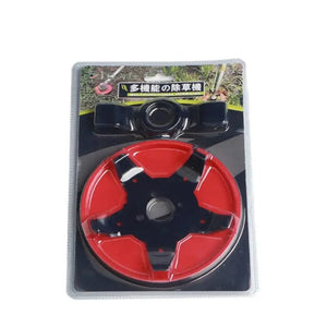 Planet Gates 1pcs / CHINA 5-tooth Blade Garden Mower Multi-function Weeding Disc Steel Dual-purpose Cutting Head Trimmer Garden Power Tools