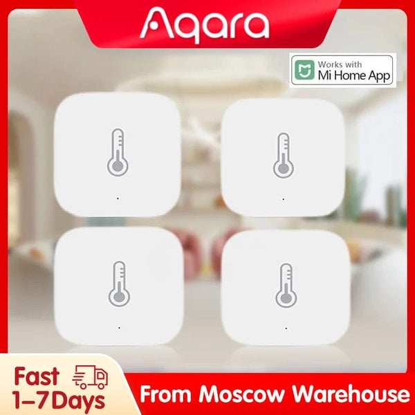 Planet Gates 1pcs / CHINA Aqara Temperature Sensor Smart Air Pressure Humidity Environment Sensors Zigbee Smart Remote Control For Mi Home Aqara Home APP