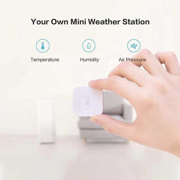 Planet Gates 1pcs / CHINA Aqara Temperature Sensor Smart Air Pressure Humidity Environment Sensors Zigbee Smart Remote Control For Mi Home Aqara Home APP