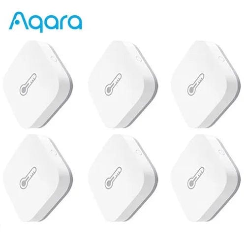 Planet Gates 1pcs / CHINA Aqara Temperature Sensor Smart Air Pressure Humidity Environment Sensors Zigbee Smart Remote Control For Mi Home Aqara Home APP