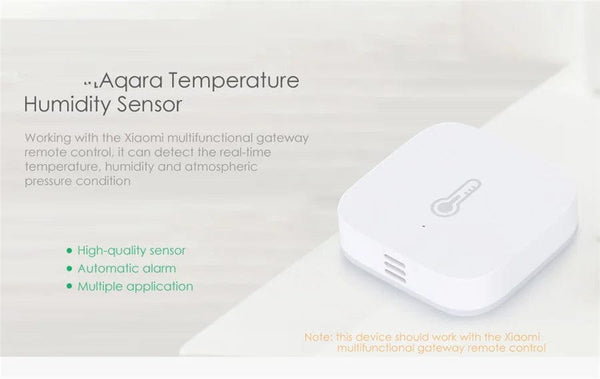 Planet Gates 1pcs / CHINA Aqara Temperature Sensor Smart Air Pressure Humidity Environment Sensors Zigbee Smart Remote Control For Mi Home Aqara Home APP