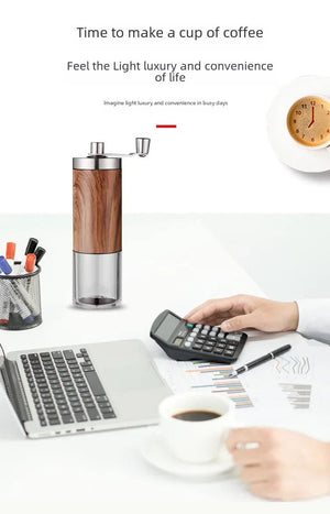 Planet Gates 1pcs / CHINA Portable Manual Coffee Grinder Espresso Machine Set Hand-cranked Bean Grinder Espresso Maker Suitable Home Travel