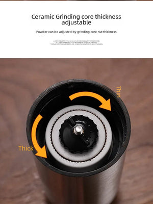 Planet Gates 1pcs / CHINA Portable Manual Coffee Grinder Espresso Machine Set Hand-cranked Bean Grinder Espresso Maker Suitable Home Travel