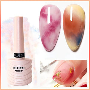 Planet Gates 1Pcs Clear UV Gradient Blossom Gel Nail Polish Blossoming Smook Effect Watercolor Nail Gel Soak off Functional Nail Gel 15ml