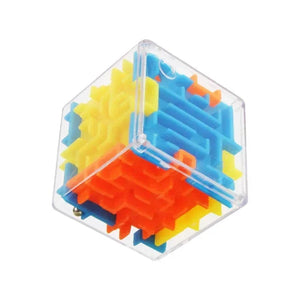 Planet Gates 1Pcs Cube 3D Maze Magic Cube Six-sided Transparent Puzzle Speed Cube Rolling Ball Magic Cubes Maze Toys For Children Stress Reliever Toys