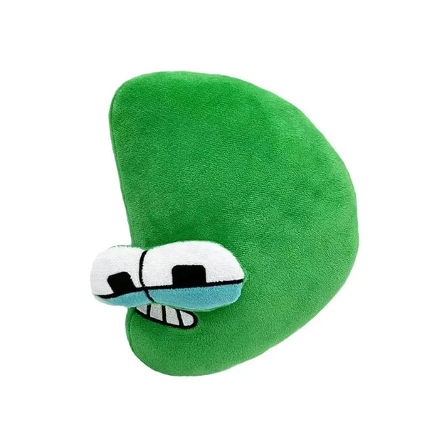 Planet Gates 1pcs-D Alphabet Lore Plush Toys Anime Doll Kawaii 26 English Letters Stuffed Toys Kids Enlightenment Montessori Plush Toy Doll Gifts