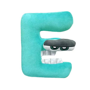 Planet Gates 1pcs-E Alphabet Lore Plush Toys Anime Doll Kawaii 26 English Letters Stuffed Toys Kids Enlightenment Montessori Plush Toy Doll Gifts