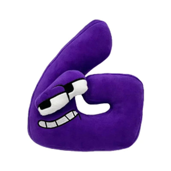 Planet Gates 1pcs-G Alphabet Lore Plush Toys Anime Doll Kawaii 26 English Letters Stuffed Toys Kids Enlightenment Montessori Plush Toy Doll Gifts