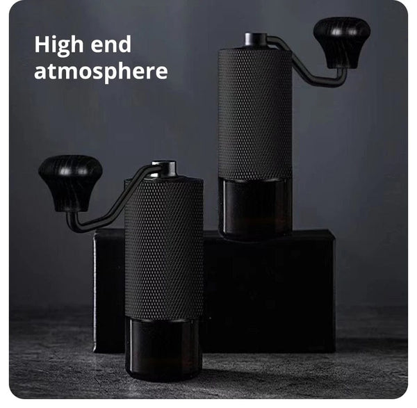 Planet Gates 1PCs Manual Coffee Grinder CNC Stainless Steel Professional Double Bearing Adjustable Hand Burr Coffee Bean Grinding