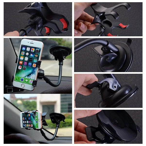 Planet Gates 1pcs New 360° Rotating Car Phone Holder Universal Dashboard Mount Car Holder GPS Phone Stands Auto Accessories Car Phone Holder