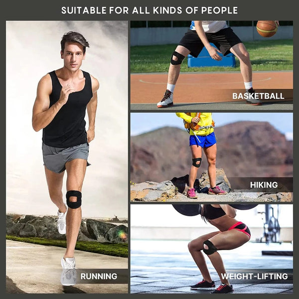 Planet Gates 1Pcs Patella Knee Brace Knee Compression Sleeve Support for Women Men Knee Pain Arthritis Pain Workout Knee Guard Knee Pads