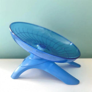 Planet Gates 1pcs Pet Hamster Running Wheel Mute Flying Saucer Steel Axle Wheel Running Disc Toys Cage Exercise Small Animals Accessories